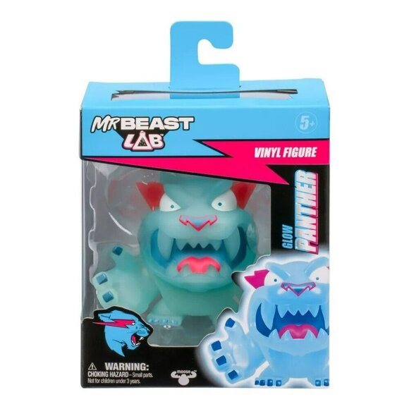 Moose Enterprise Other - MR BEAST Lab GLOW PANTHER Vinyl Figure 3.5" Glow In The Dark
